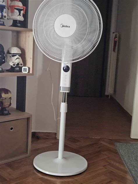 Midea MFS400R0APW Ανεμιστήρας Ορθοστάτης 50W Διαμέτρου 40cm με ...
