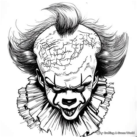 P Ginas Para Colorear De Pennywise Gratis E Imprimibles