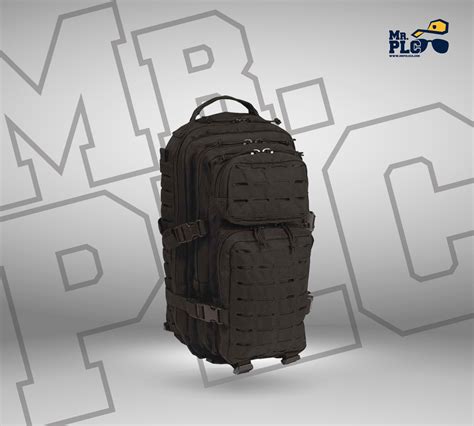 Mochila Mil Tec Us Assault Pack Sm Laser Cut Negro Mrpolicia