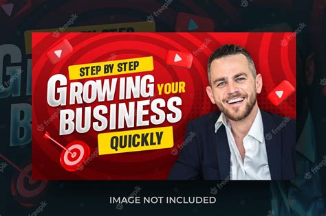 Premium Psd Business Youtube Thumbnail Design Template