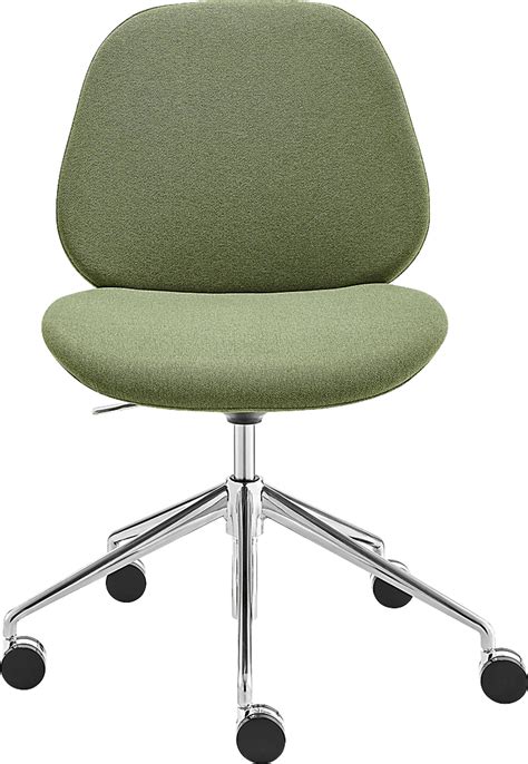 Greely Green Polyester Fabric Desk Chair Rooms To Go