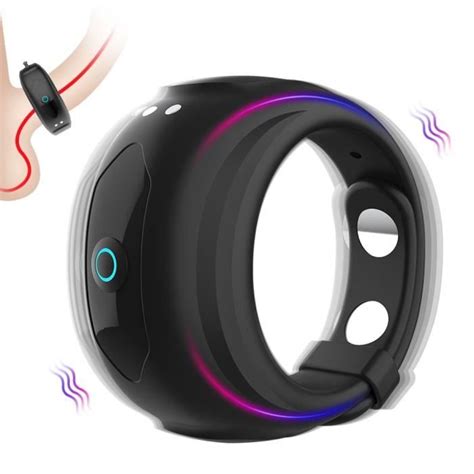 Anneau de pénis vibrateur en masseur de Prostate masculin sans fil à distance Plug Anal