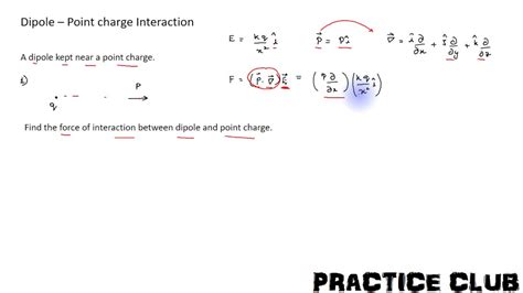 Force Between Dipole And A Point Charge With Dipole Kept Parallel To Electric Field Lecture 12