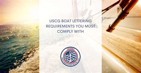 USCG Boat Lettering Requirements You Must Comply With Vessel