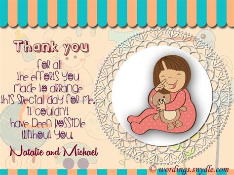 Baby Shower Thank You Notes Samples Wordings And Messages