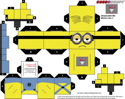 Minion Papercraft Despicable Me