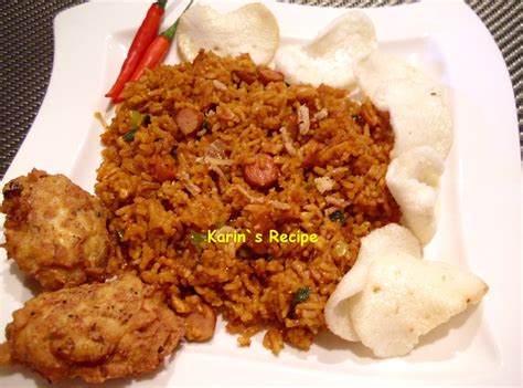 Karin`s Recipe: Nasi Goreng Sosis Pedas (Spicy Fried Rice with Sausage)