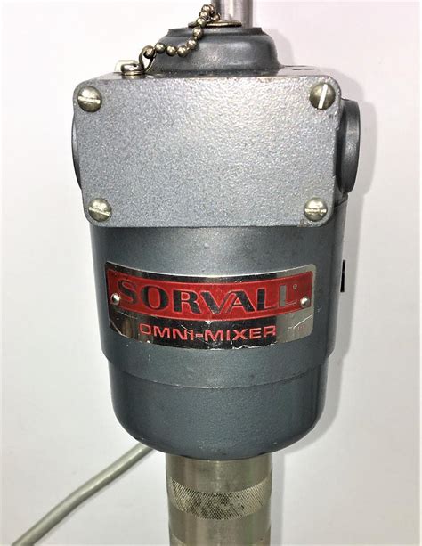 Sorvall Omni Mixer 17150 Homogenizer With Sealed Chamber Assembly Ebay