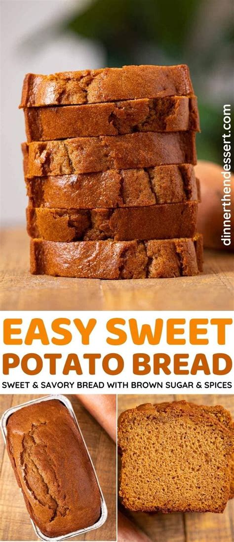 Easy Sweet Potato Bread Is A Sweet And Savory Bread Recipe Dinner Thanksgiving Bread