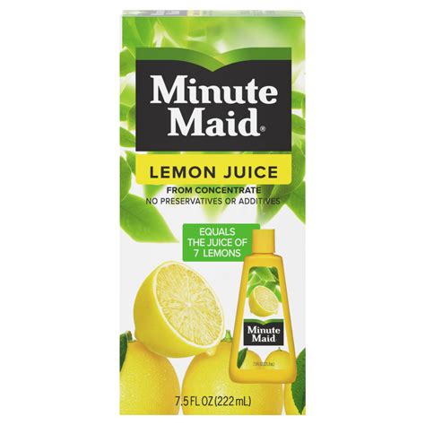 Minute Maid Lemon Juice Lemonade Recipe