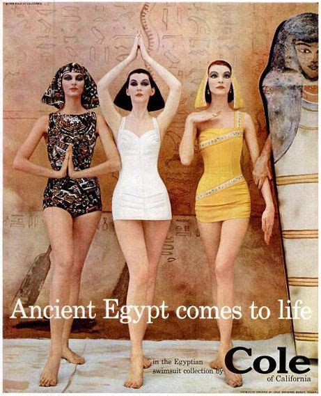 The 1956 Egyptian Swimsuit Collection Costumi Da Bagno Vintage