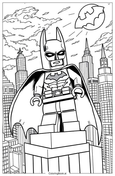 Página Para Colorear Lego Batman Descarga Gratuita En Pdf And Png