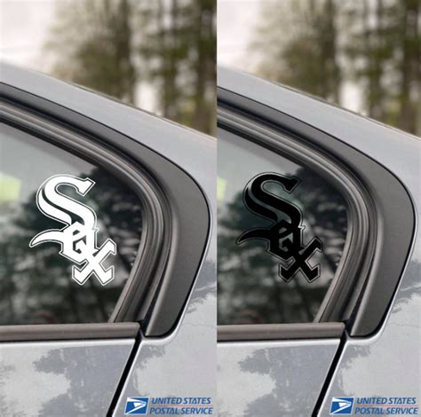 2pack Chicago White Sox Mlb Vinyl Decal Sticker Window Car Etsy