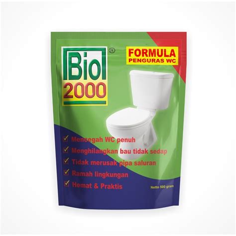 Jual BIO 2000 FORMULA PENGURAS WC TANPA SEDOT Bakteri Pengurai Tinja