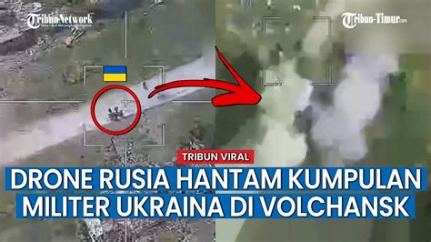 Tentara Ukraina Yang Berkeliaran Di Volchansk Kena Serangan Drone Rusia