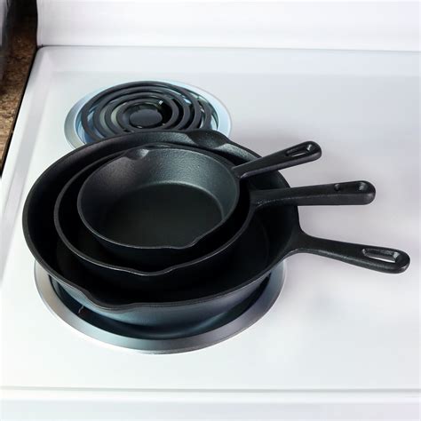 Prep And Savour Charlton Home Maymie 6 7 And 10 In Cast Iron Non Stick