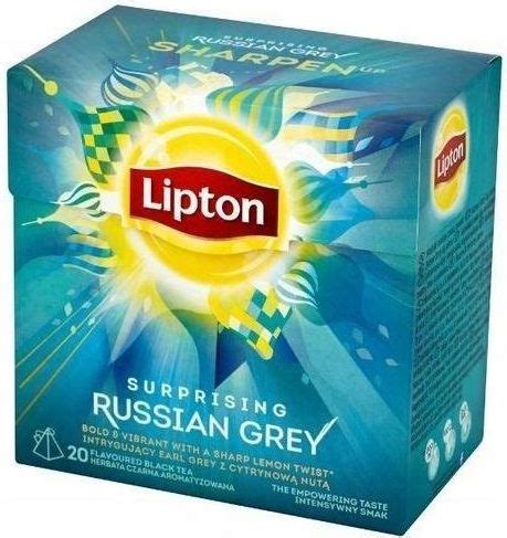 Herbata Lipton Herbata Czarna Russian Grey Tb Piramidki Ceny I