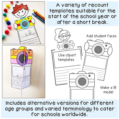 Holiday Recount Summer Recount 3d Display Back To School