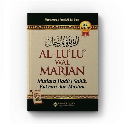 Buku Al Lulu Wal Marjan New Mutiara Hadits Sahih Bukhari Dan Muslim