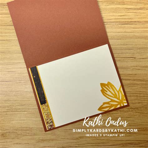 Stampin Up Autumn Leaves Thank You Card Sneak Peek Simply Kards By