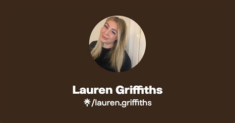 Lauren Griffiths Instagram Facebook Linktree