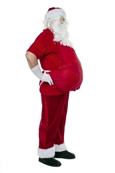 Velour Santa Suit With Jacket Full Set Parts Plus Accessories