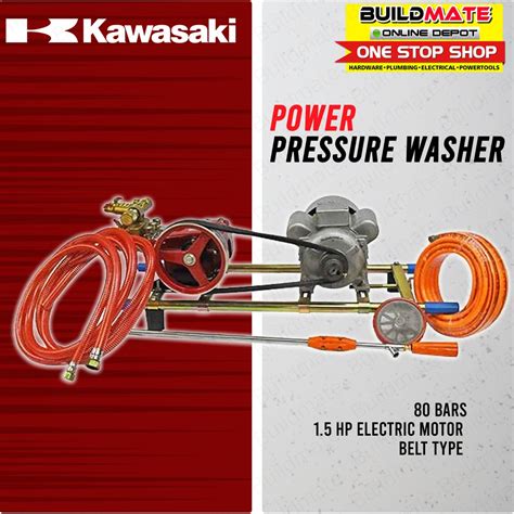 Kawasaki Power Pressure Washer Sprayer Ms Auto With Mindong Electric