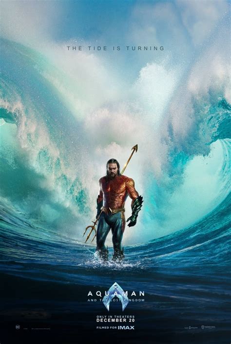 AQUAMAN AND THE LOST KINGDOM Review By Mark Walters Jason Momoa Tries