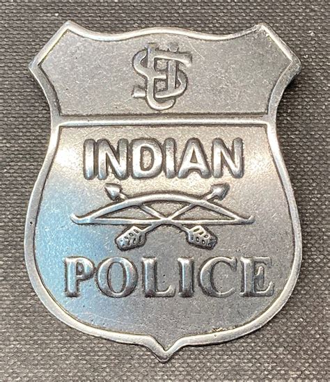 US Indian Police Badge | Colorado Silverstar