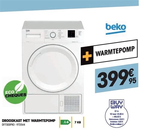 Beko Droogkast Met Warmtepomp Df O Pxo Promotie Bij Electro Depot