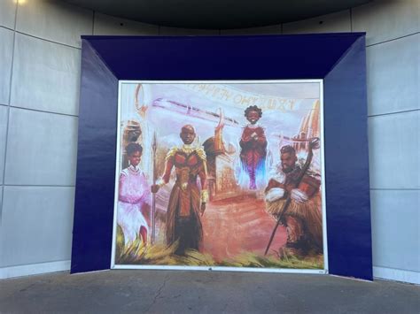 New Black Panther Wakanda Forever Mural In Downtown Disney District