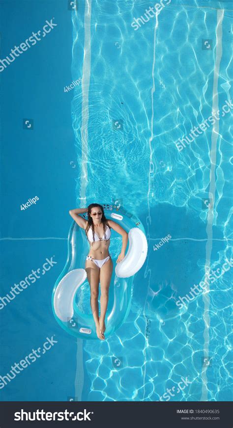 Pretty Sexy Woman Bikini Swimming Pool Stock Photo 1840490635 Shutterstock