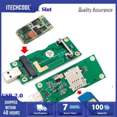 Originalmini Pci E To Usb Adapter With Sim Pin Card Slot For Wwan