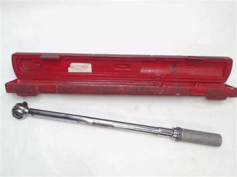 Vintage Snap On Tools Torque Wrench Qjr Ft Lbs Usa