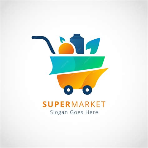 Premium Vector Supermarket Logo Concept