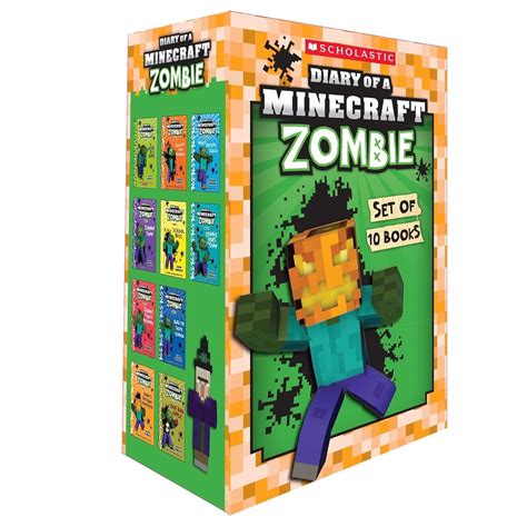 Diary Of A Minecraft Zombie Series 10 Books Collection A Scare Of A Dare Bullies And Buddies