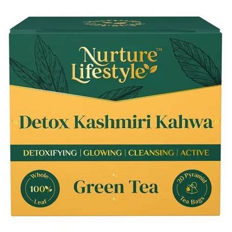 Nurture Lifestyle Herbal Detox Kashmiri Kahwa Green Tea Bags At Rs