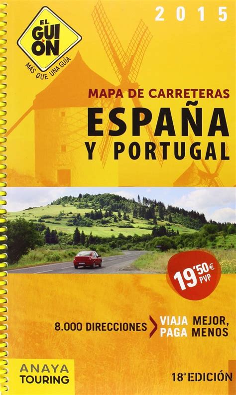 Amazon El Gui N Spain And Porugal Roadmap Guide Mapa De