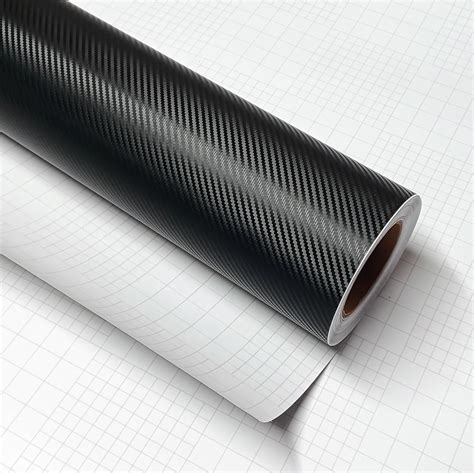 Amazon DIYAH 3D Black Carbon Fiber Film Twill Weave Vinyl Sheet