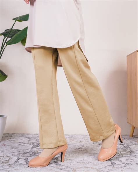 Pants Lova Wheat Nude Kualiti Designer Harga Luarbiasa