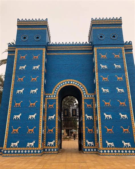 The Ishtar Gate Arabic بوابة عشتار was the eighth gate to the inner