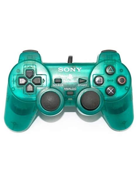 دسته PS2 سبز شفاف - دوال‌شاک پی اس تو سبز شفاف
