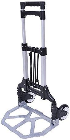 Heavy Duty Aluminium Folding Luggage Trolley Lightweight Foldable Small