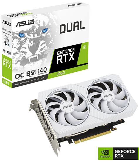 Asus DUAL GeForce RTX 3060 White OC Edition 8GB GDDR6 128 Bit Ekran Kartı