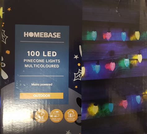 Homebase 100 led pinecone lights | Absolute Christmas