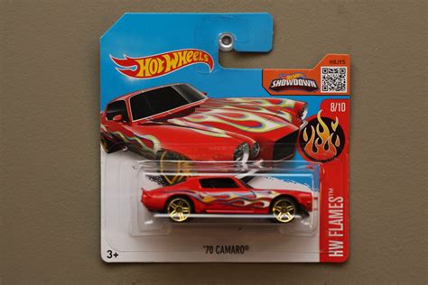 Hot Wheels Hw Flames Camaro Red
