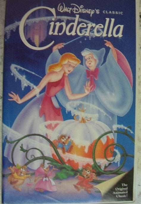 Walt Disney S Cinderella Vhs Etsy