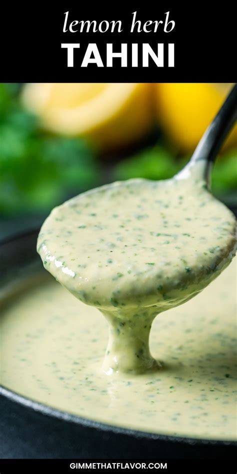 Lemon Tahini Sauce Artofit