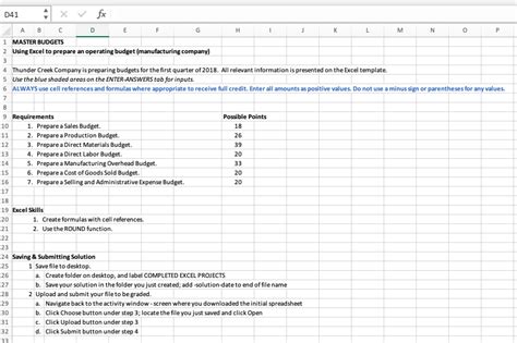 Master Budget Template Excel Tutore Org Master Of Documents