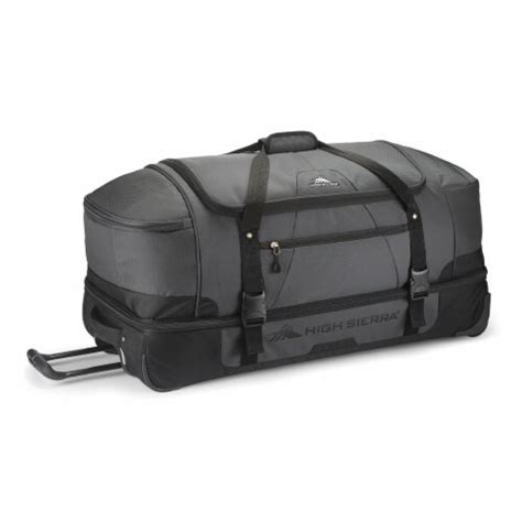 High Sierra Fairlead 34 Inch Drop Bottom Wheeled Duffel Bag With Handle